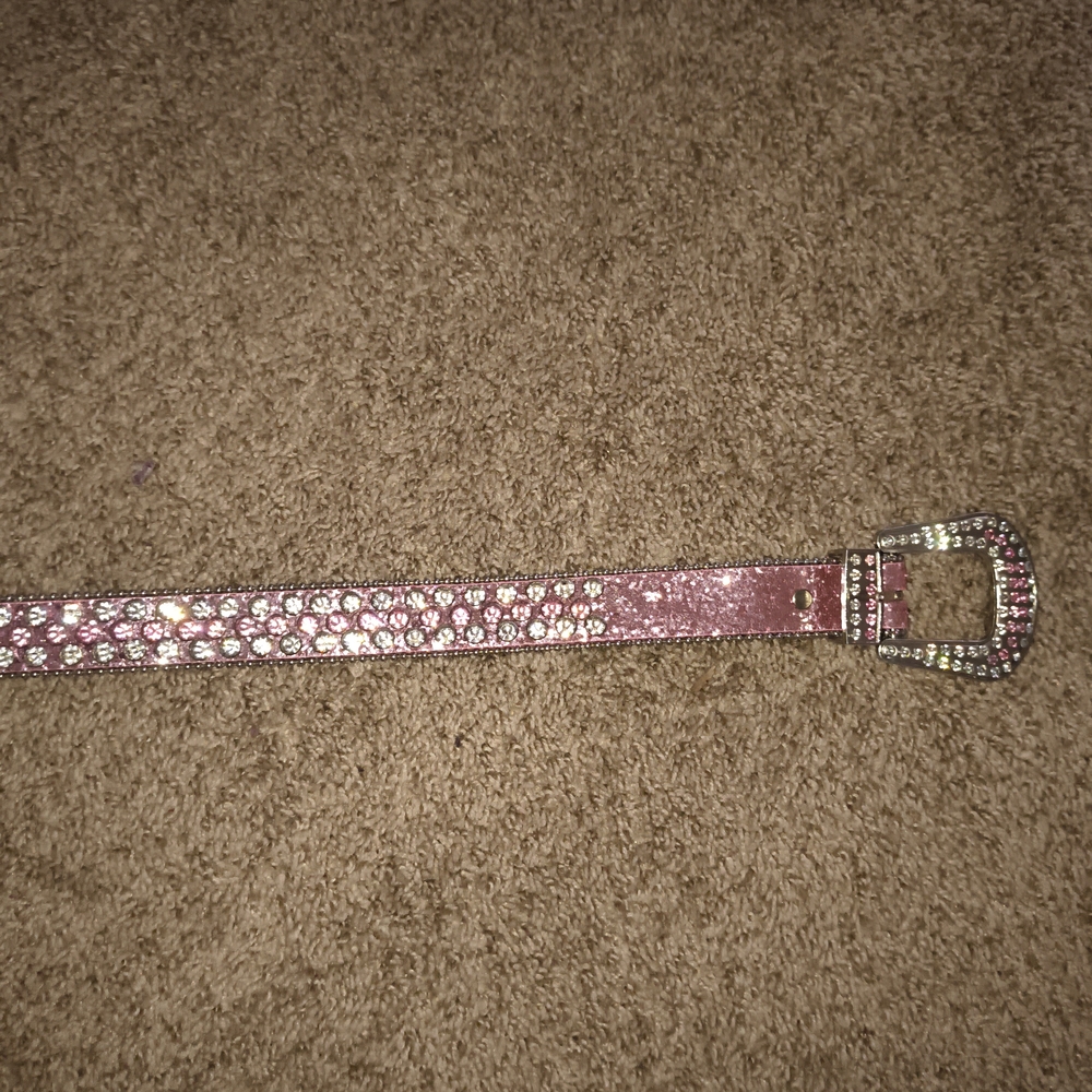 Pink Rhinestone Belt